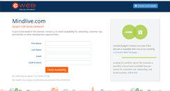 Desktop Screenshot of mindlive.com