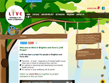 Tablet Screenshot of mindlive.co.uk